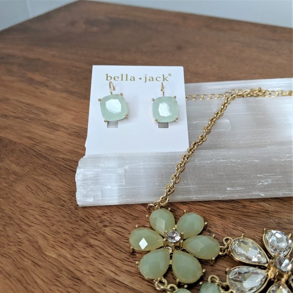 💚 Statement Necklace Bracelet Earring SET - Picture 14 of 16